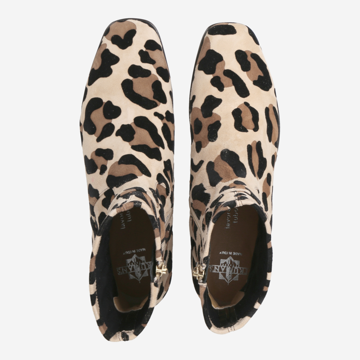 Clarks leopard print ankle boots deals