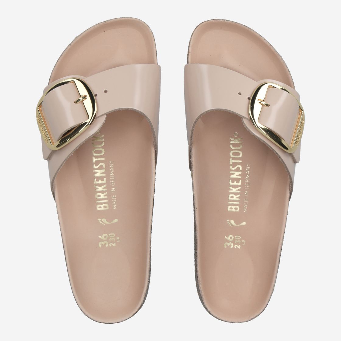 birkenstock MADRID BIG BUCKLE - Beige - Back view