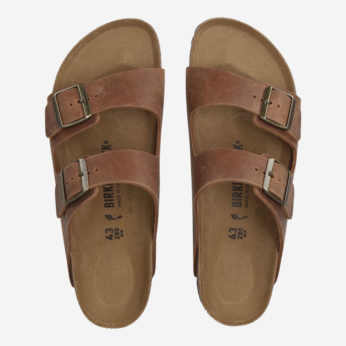 birkenstock ARIZONA - Brown - Back view