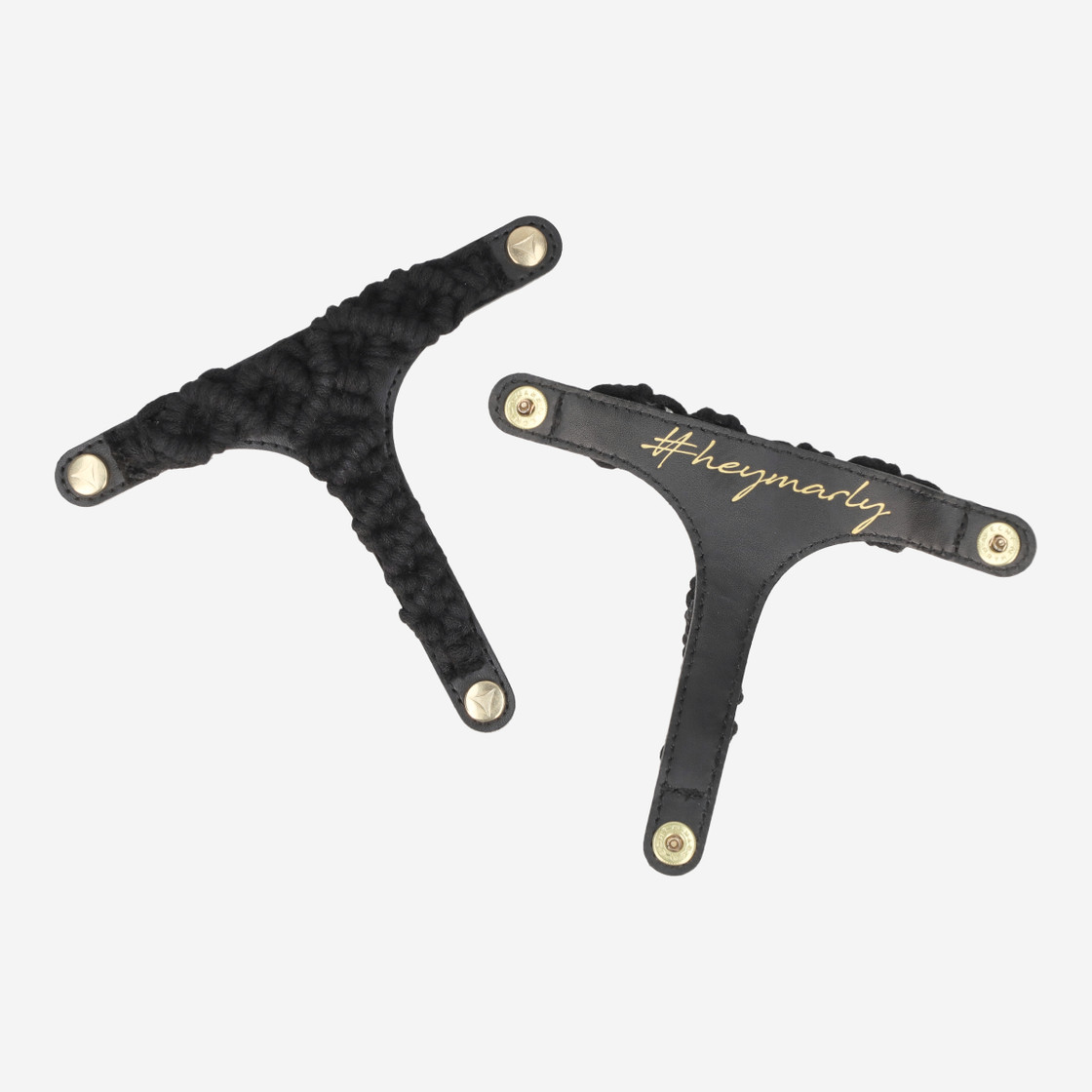 Hey Marley TOPPING BOHO WEAVE - Black - Rear view