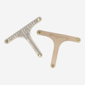 Hey Marley METALLIC BEADS - Beige - Rear view