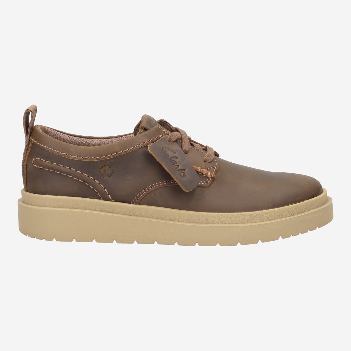 Clarks Polden Lace - Brown - Back view