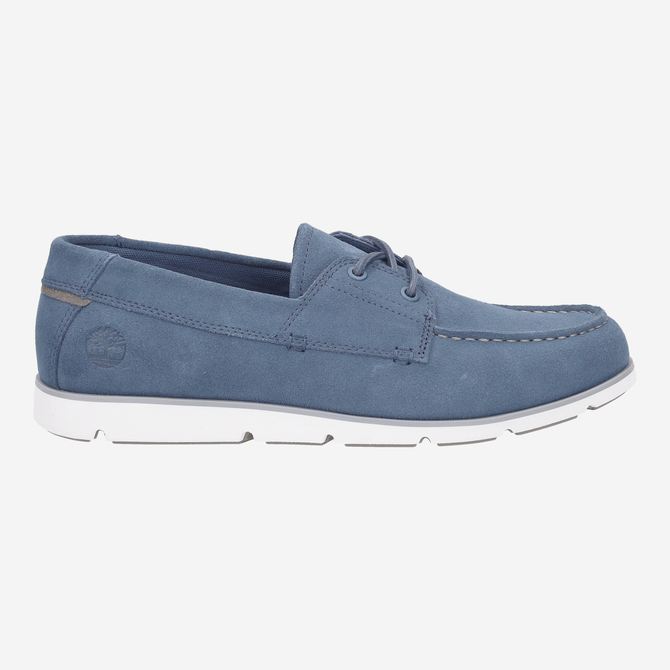 Timberland A42X7 Grafton Bay LACE UP SHOE - Blue - Rear view