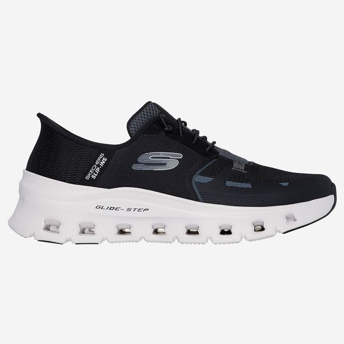 Skechers GLIDE STEP - Black - Rear view