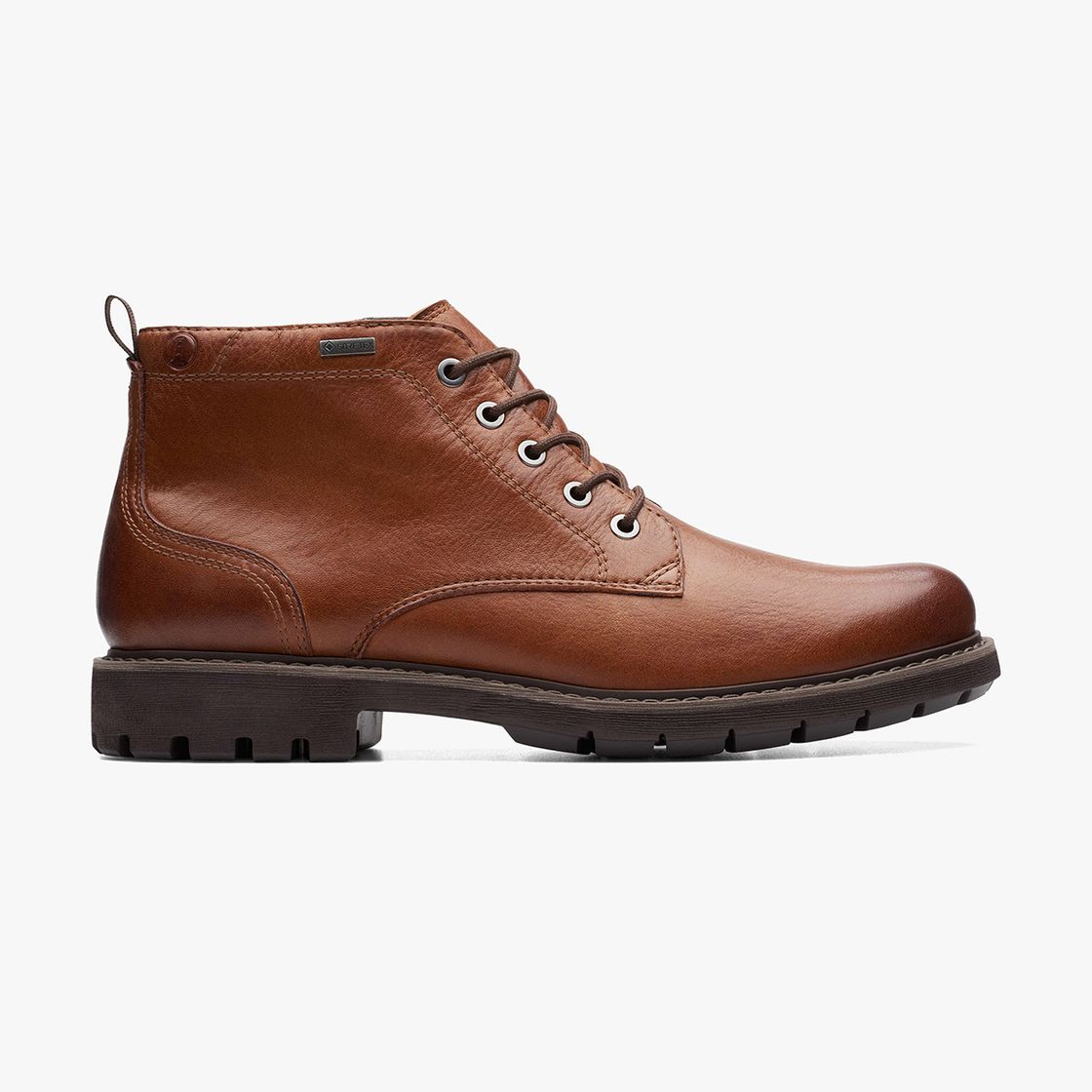 Clarks Batcombe Mix GTX - Brown - Back view