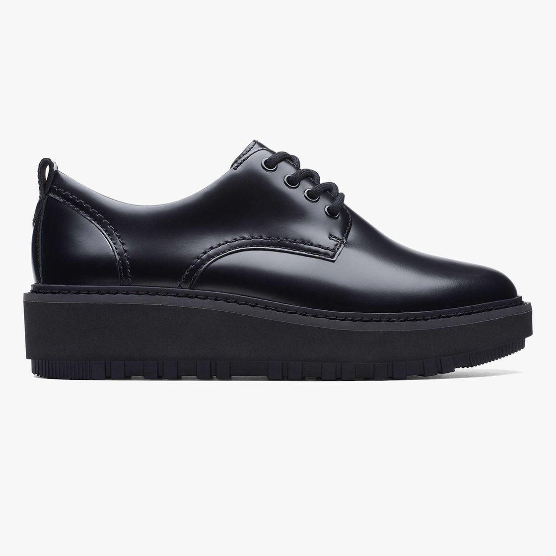 Clarks OriannaW Derby - Black - Back view