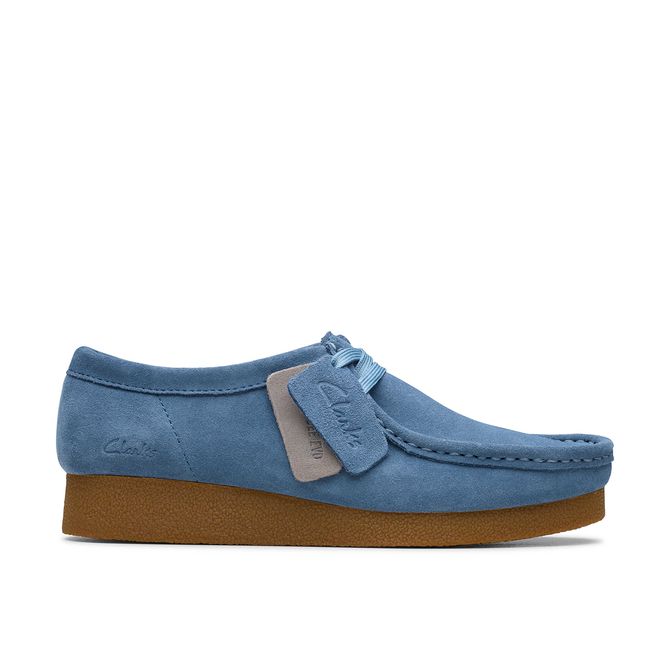 Clarks WallabeeEVOSh - Blue - Back view