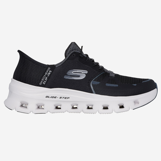 Skechers GLIDE STEP - Black - Rear view
