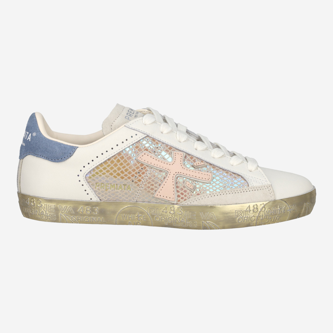 Premiata STEVEN-D - White - Rear view