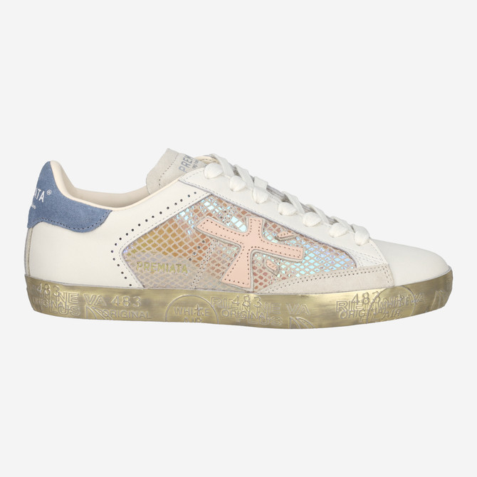 Premiata STEVEN-D - White - Rear view