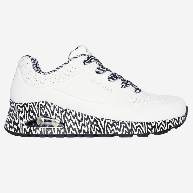 Skechers UNO - White,combined - Rear view