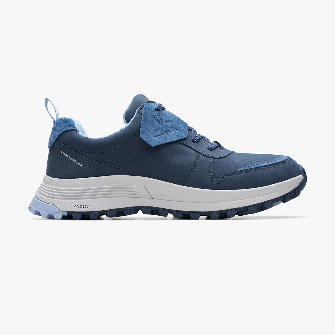 Clarks ATL Trek Free WP - Blue - Rear view