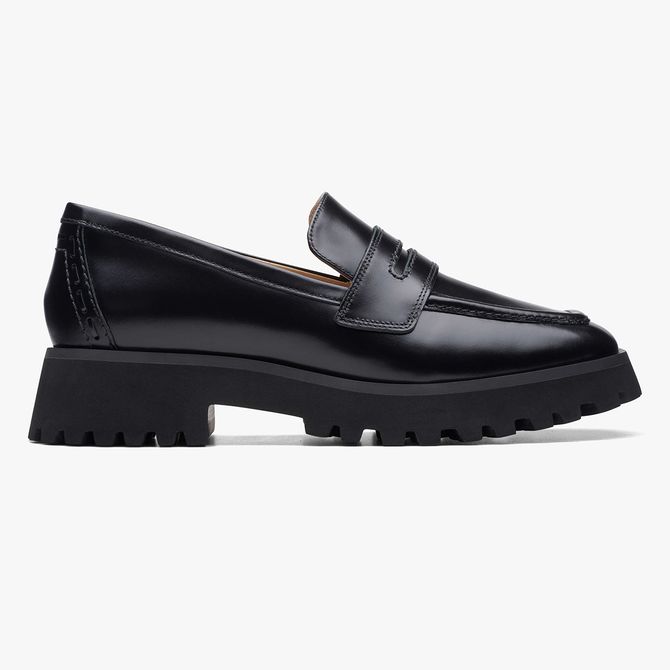 Clarks Stayso Edge - Black - Rear view