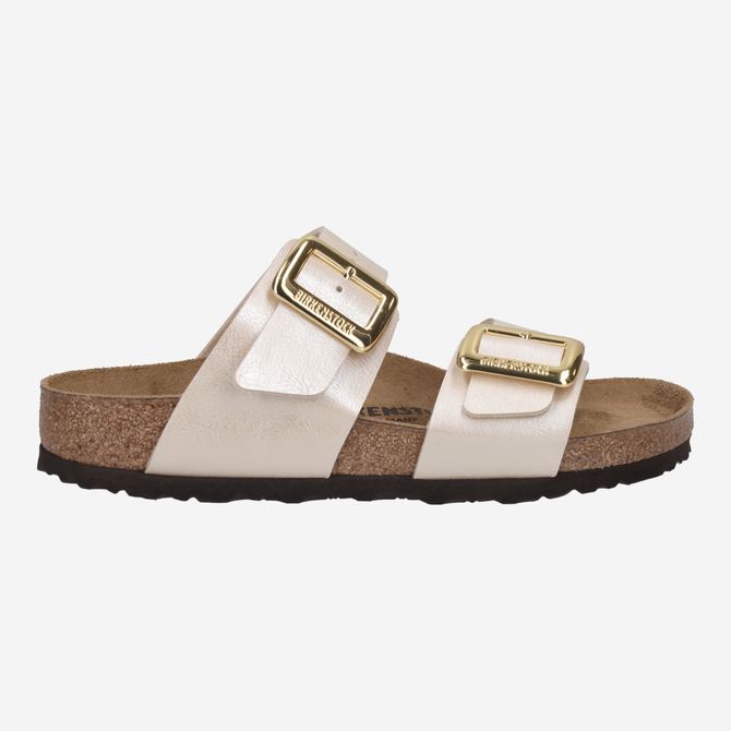 birkenstock SYDNEY CUSHION BUCKLE - pearl white - back view