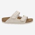 birkenstock ARIZONA SOFT FOOTBEDSUEDE LEAT - Gray - Back view