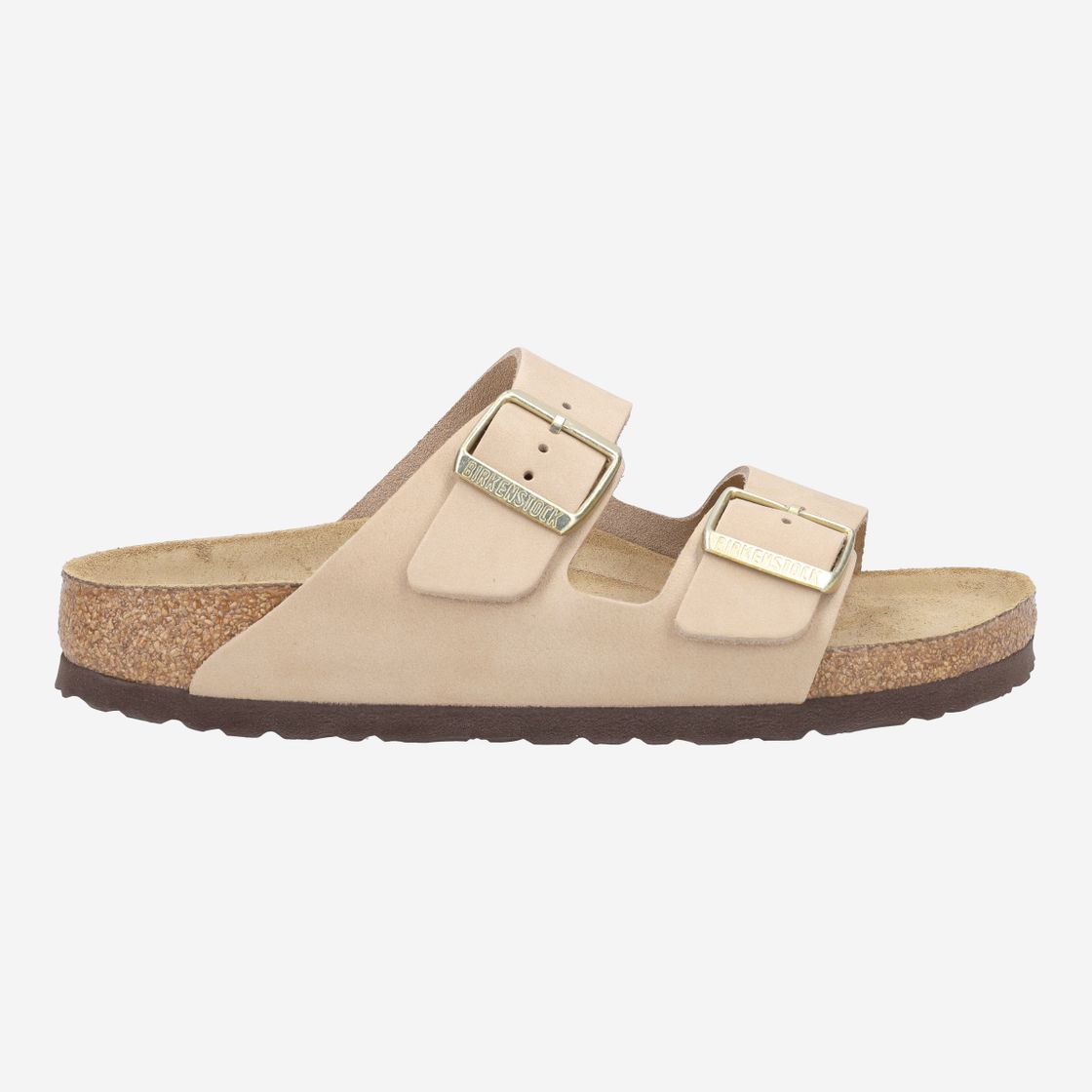 birkenstock ARIZONA SOFT FOOTBEDNUBUK - Beige - Back view