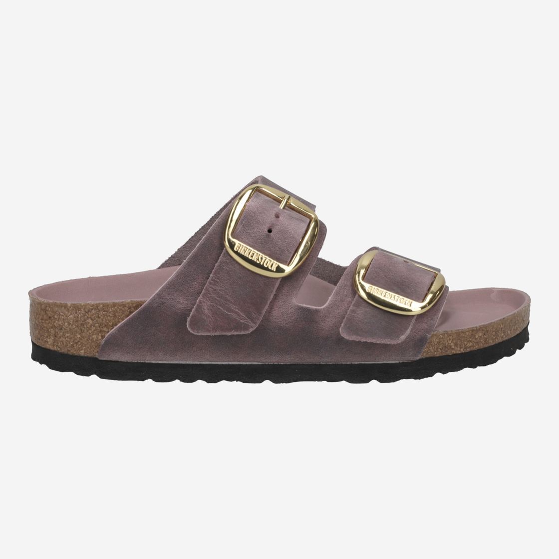 birkenstock ARIZONA BIG BUCKLENATURAL LEAT - Lavender/ Plum/ Purple - Back view