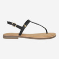 Hey Marley BASE SANDAL - Black - Back view