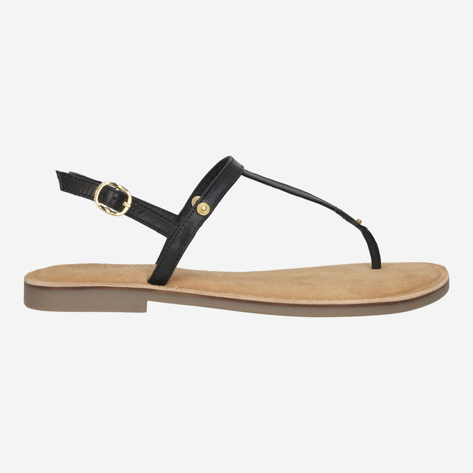 Hey Marley BASE SANDAL - Black - Back view