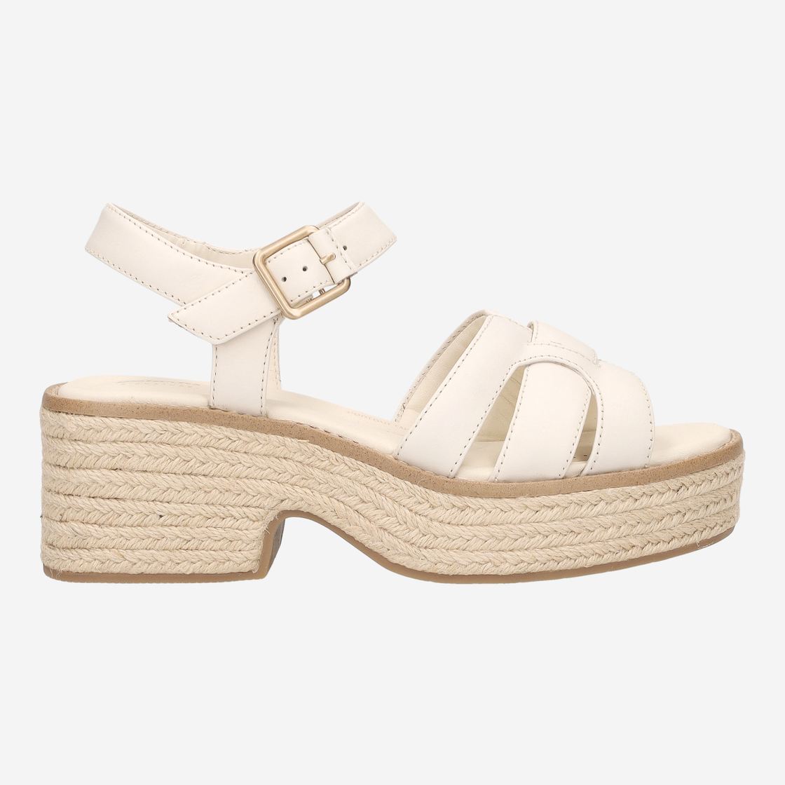 Clarks Coledale Strap - Beige - Back view