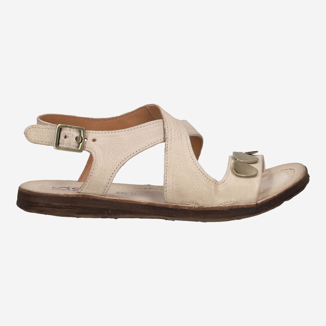 Airstep A16059 BEACH - Beige combined - Back view