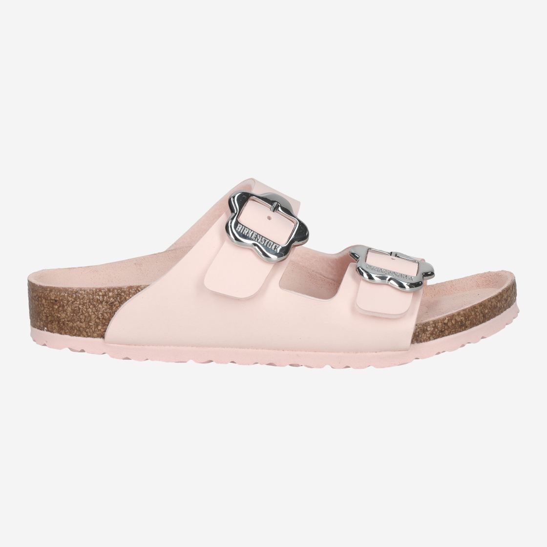 birkenstock ARIZONA FLOWER BUCKLEKIDS BIRK - Rose - Back view