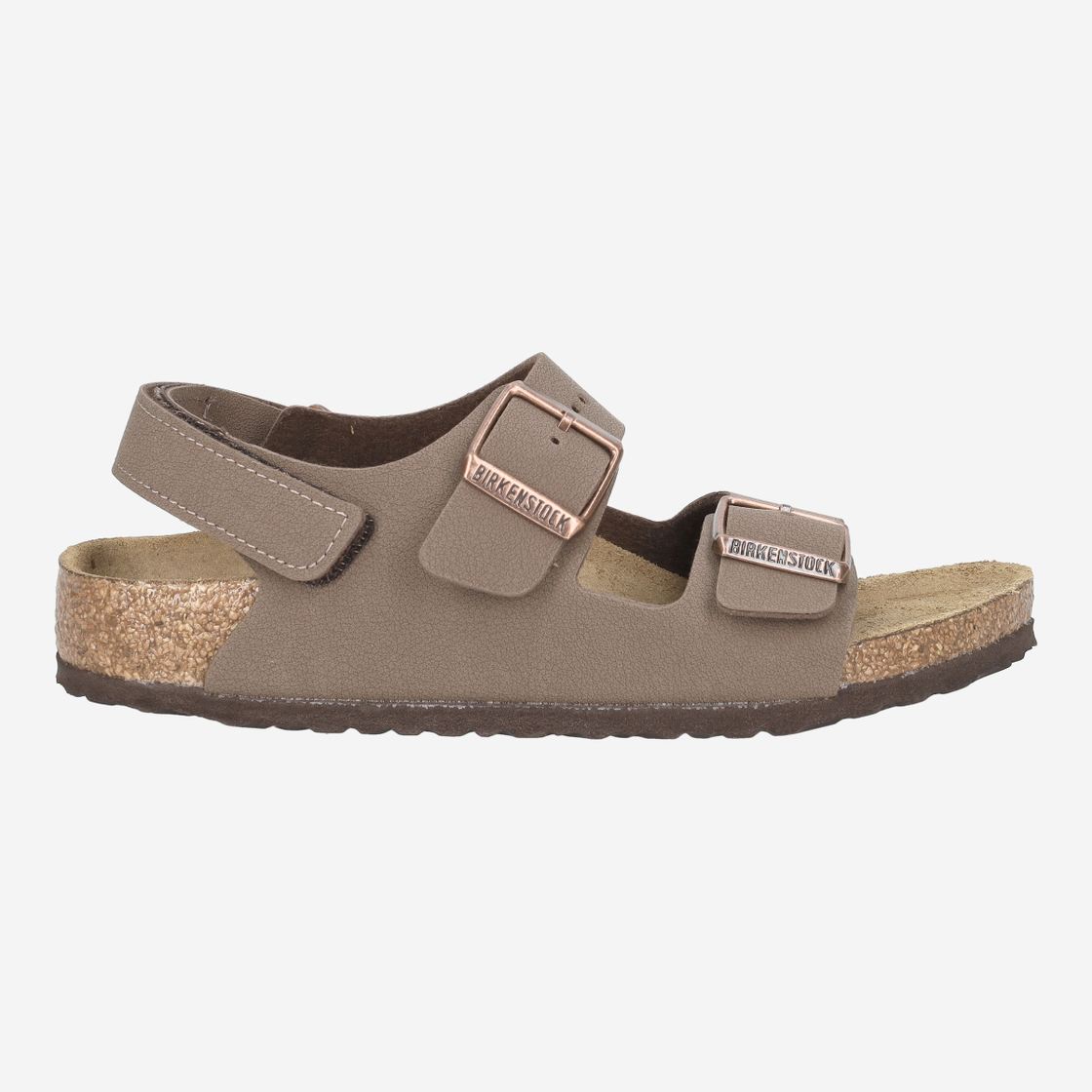 birkenstock MILANO KIDS BIRKOFLOR - Brown - Back view