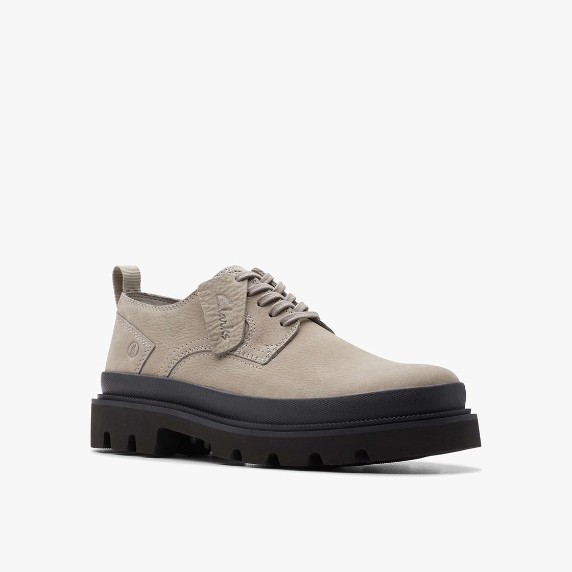 Clarks Badell Lace - Gray - Front view