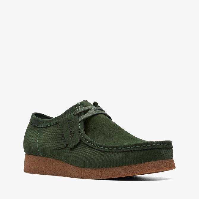 Clarks Wallabee Evo - Green - Front view