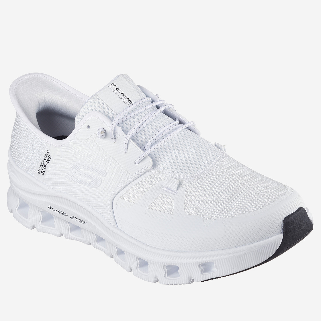 Skechers GLIDE STEP - White - Front view