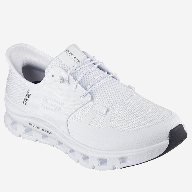 Skechers GLIDE STEP - White - Front view