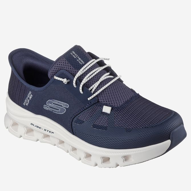 Skechers GLIDE - STEP - Blue - Front view