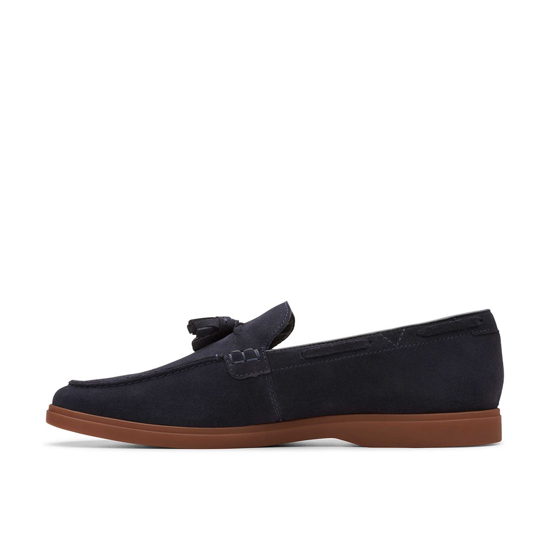 Clarks Torford Tassel - Blue - Front view