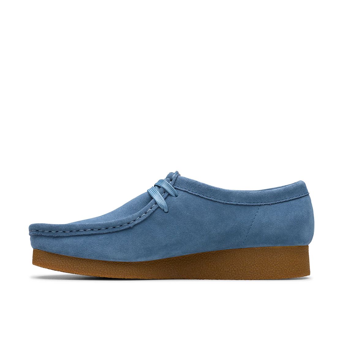 Clarks WallabeeEVOSh - Blue - Front view