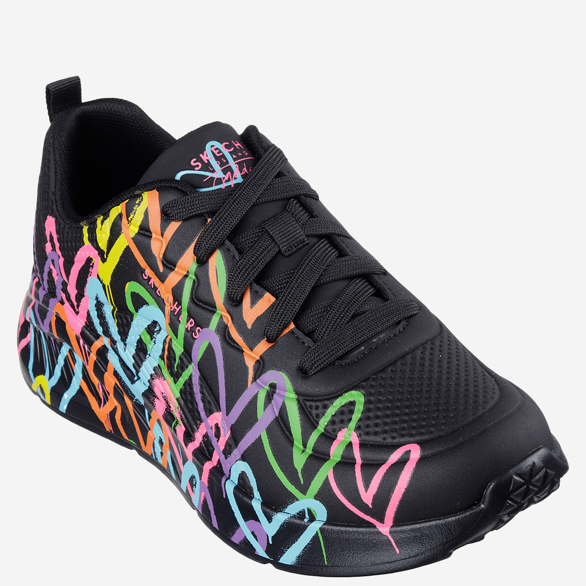 SKECHERS UNO LITE - HEART OF HEART ハート Skechers UNO LITE HEART OF HEARTS Sneakers in black, combined buy