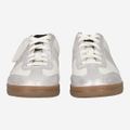 Clarks CraftMatch Lo - cream white, silver - front view