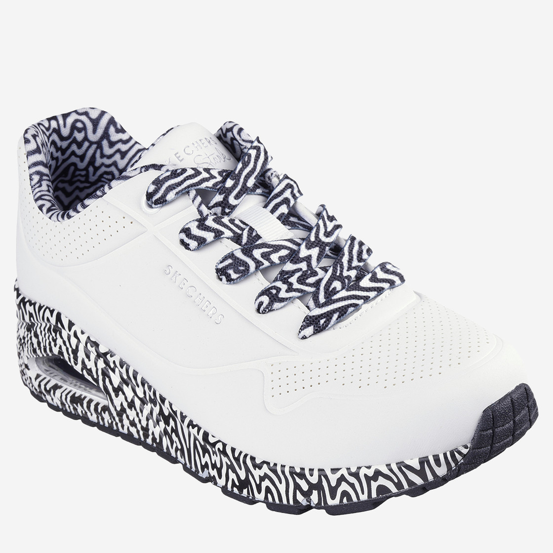 Skechers UNO - White,combined - Front view