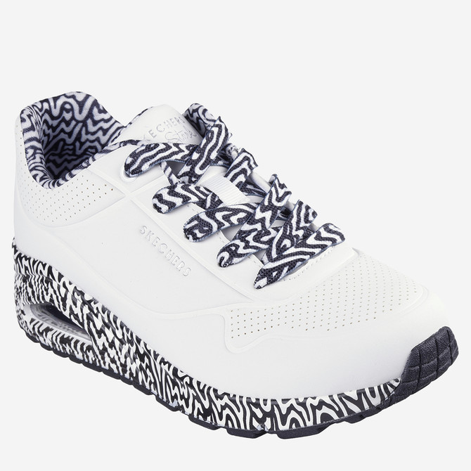 Skechers UNO - White,combined - Front view