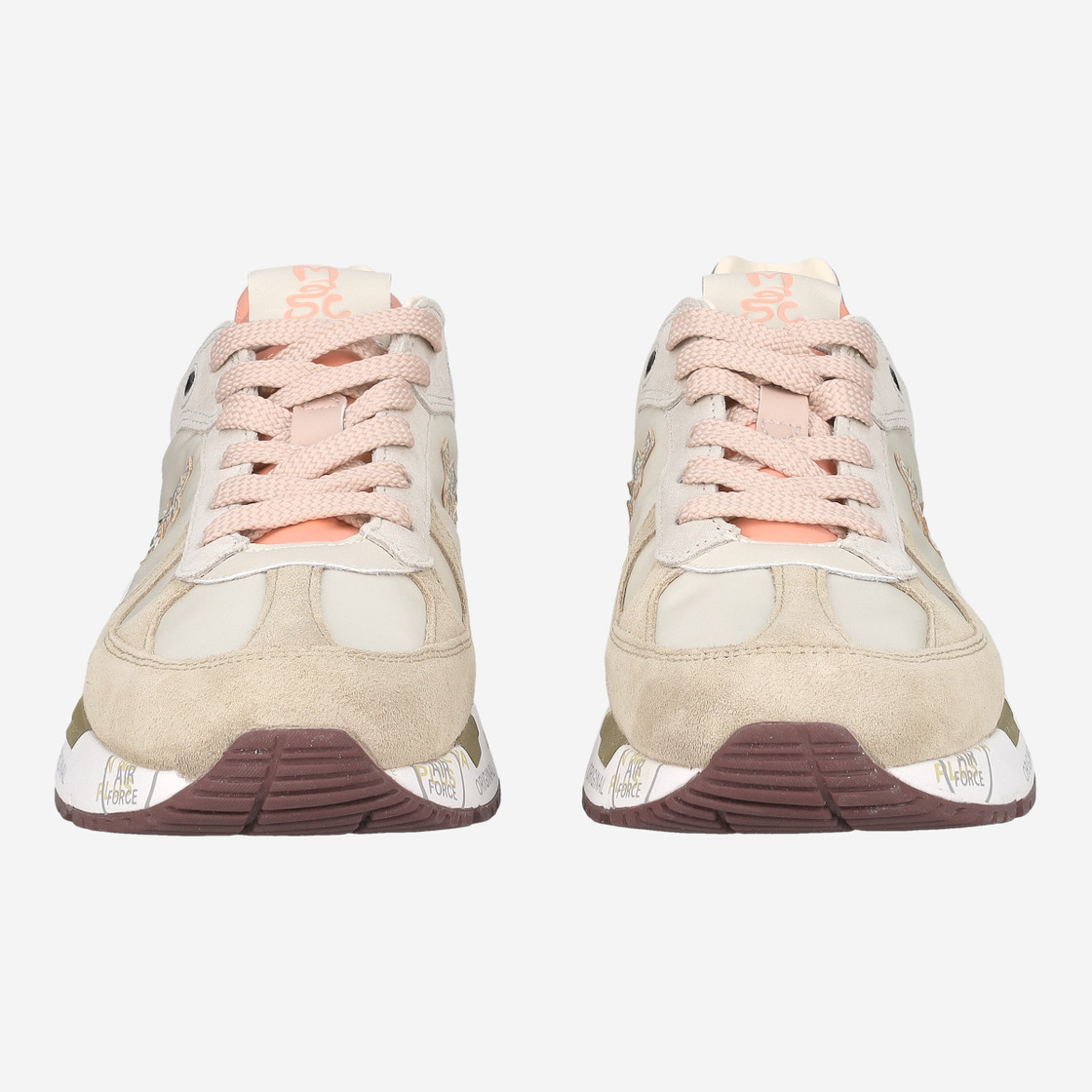 Premiata MASE-D - Beige - Front view