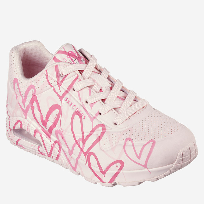 Skechers UNO SPREAD THE LOVE - Rose - Front view