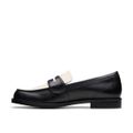 Clarks Straven Edge - Black, combined - front view