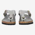 birkenstock GIZEH BIG BUCKLE - Gray / Stone - Front view