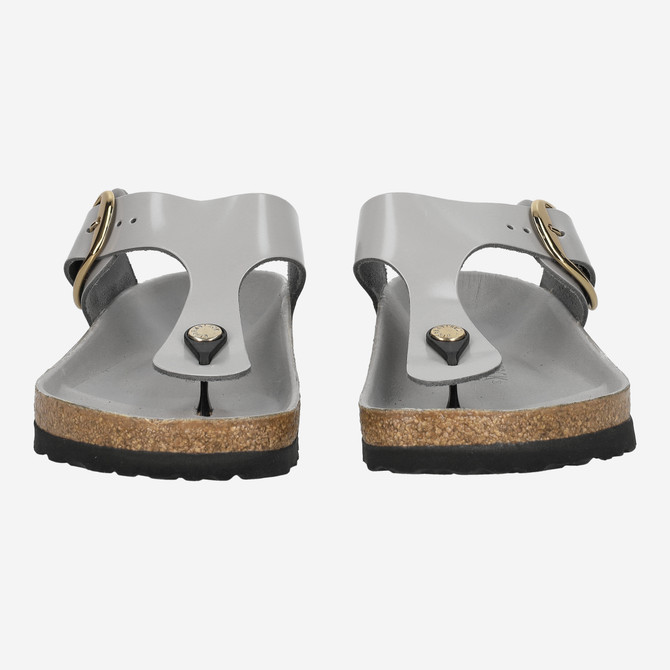 birkenstock GIZEH BIG BUCKLE - Gray / Stone - Front view
