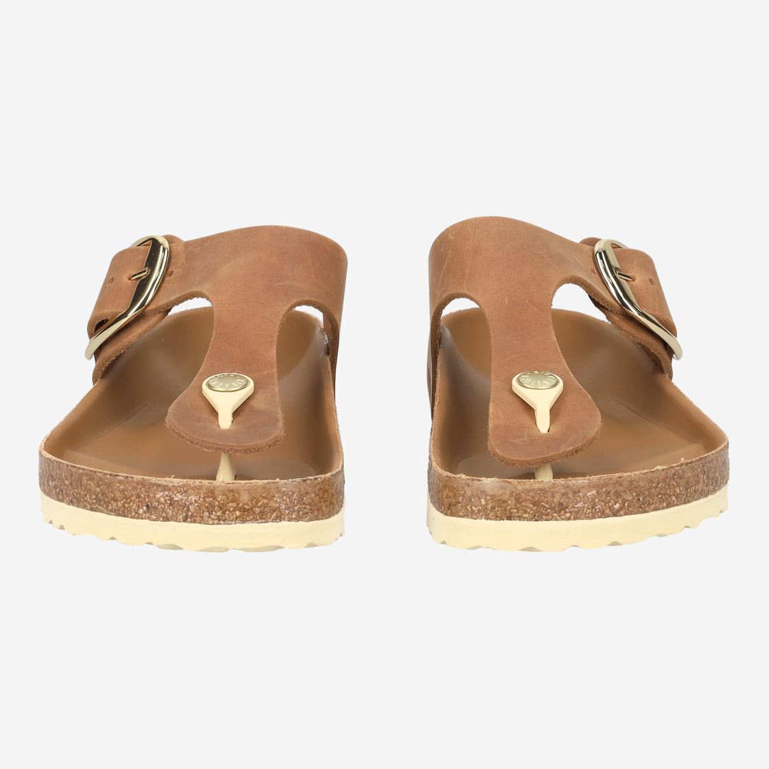 birkenstock GIZEH BIG BUCKLE - Silver - Front view