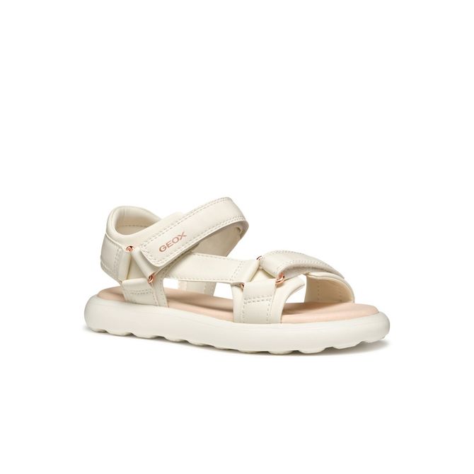 Geox SANDAL PUFFYPOP - White - Front view