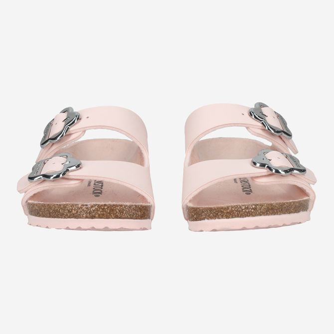 birkenstock ARIZONA FLOWER BUCKLEKIDS BIRK - Rose - Front view