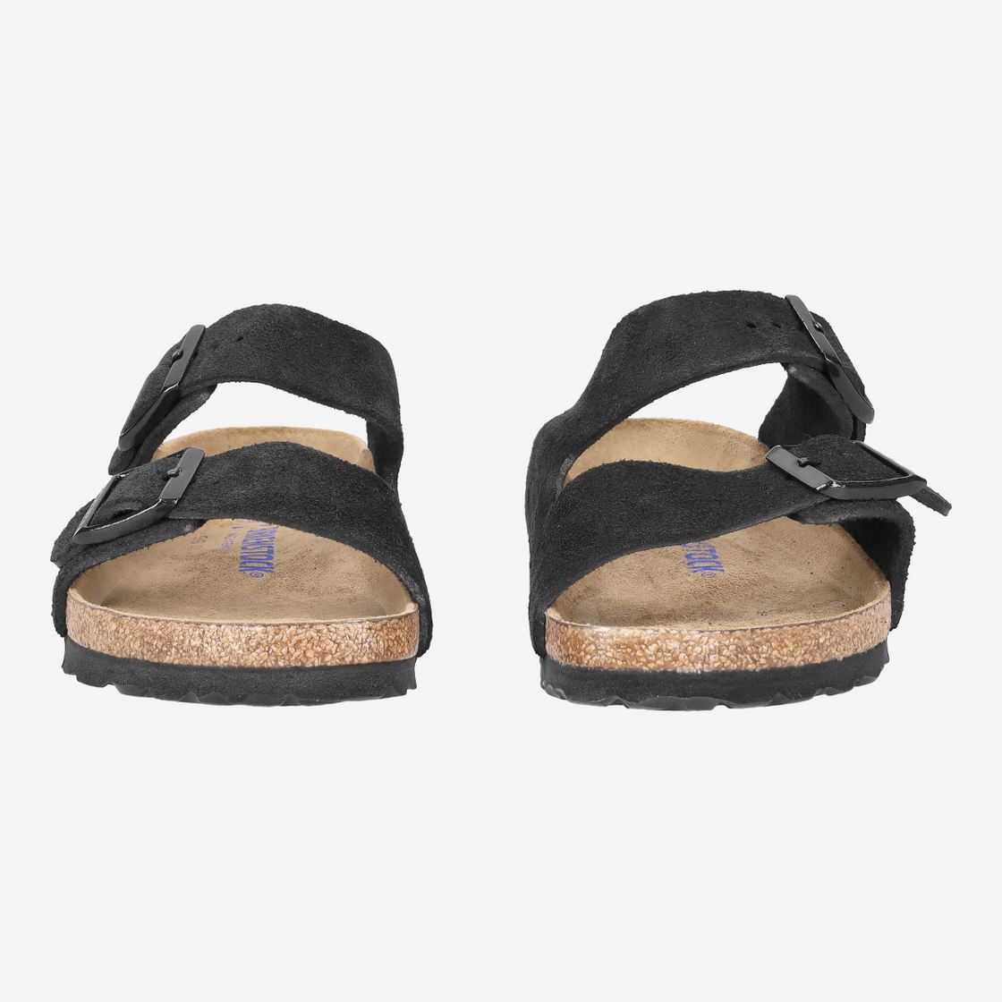 birkenstock ARIZONA SOFT FOOTBED - Black - Front view