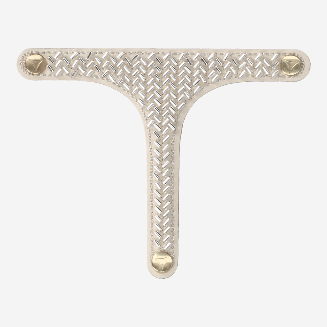 Hey Marley METALLIC BEADS - Beige - Side view