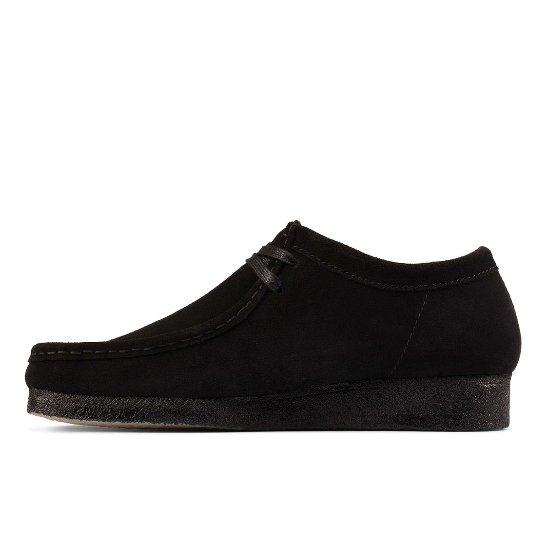 Clarks Wallabee - Black - Side view