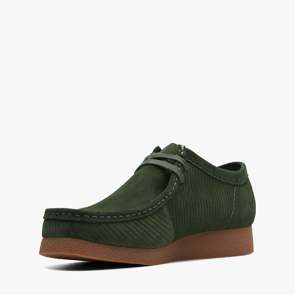 Clarks Wallabee Evo - Green - Side view